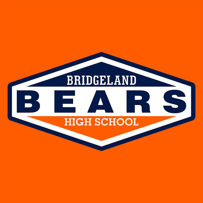 Close-up of Bridgeland High School Bears Women's Orange T-shirt 09