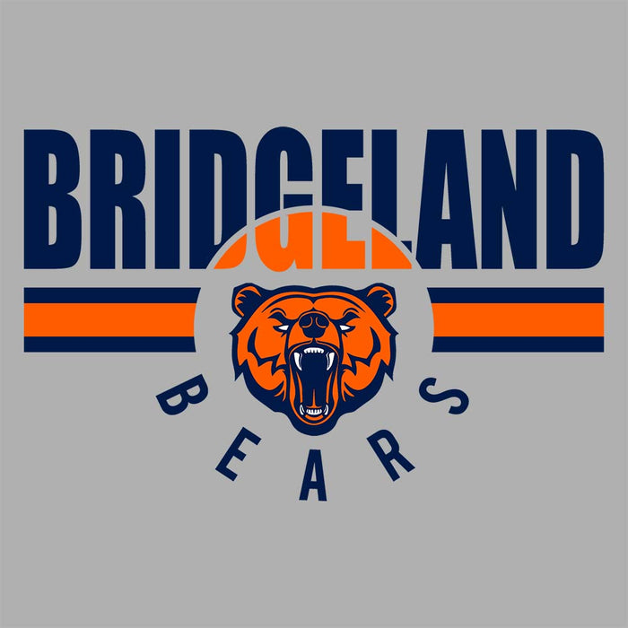 Close-up of Bridgeland High School Bears Sport Grey Classic Unisex Hoodie 101