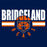 Close-up of Bridgeland High School Bears Premium Navy Unisex T-shirt 101