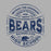 Close-up of Bridgeland High School Bears Premium Carbon Grey Hoodie 10