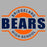 Close-up of Bridgeland High School Bears Premium Carbon Grey Hoodie 11