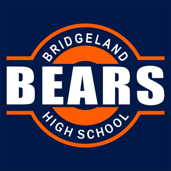 Close-up of Bridgeland High School Bears Women's Navy T-shirt 11