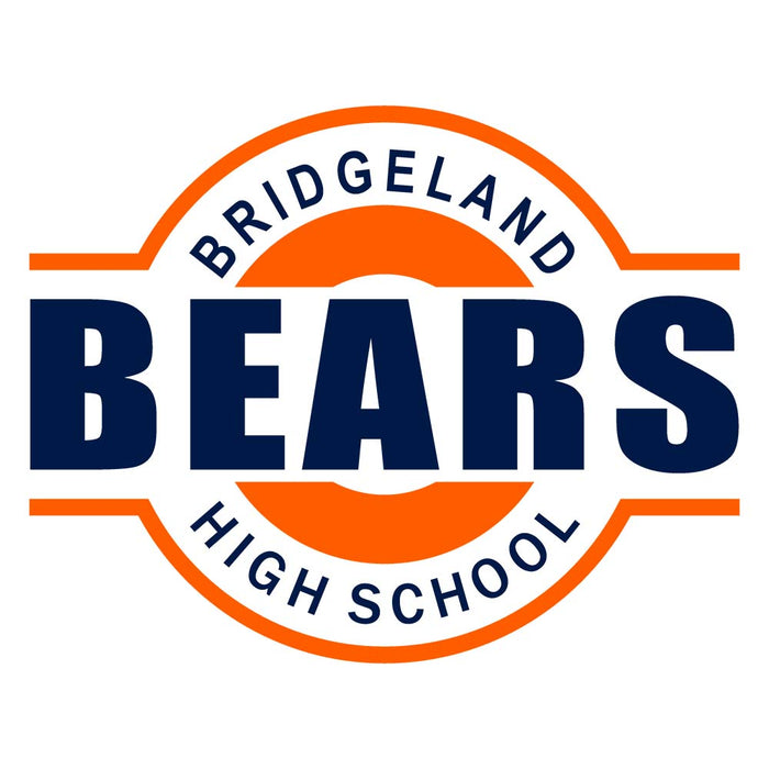 Close-up of Bridgeland High School Bears Unisex 3/4 sleeve Raglan T-shirt 11