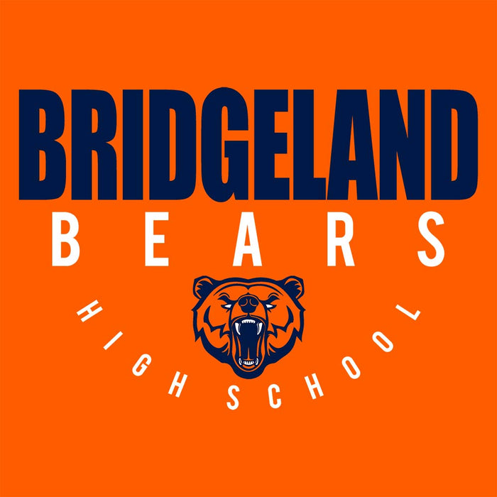 Close-up of Bridgeland High School Bears Classic Unisex Orange T-shirt 12