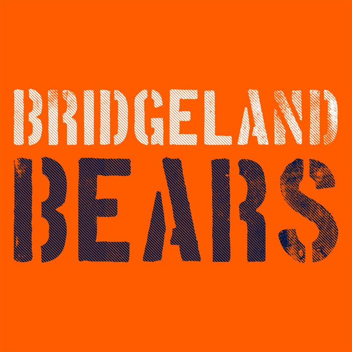 Close-up of Bridgeland High School Bears Classic Unisex Orange T-shirt 17