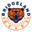 Close-up of Bridgeland High School Bears Unisex 3/4 sleeve Raglan T-shirt 19