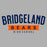 Close-up of Bridgeland High School Bears Premium Carbon Grey Hoodie 21