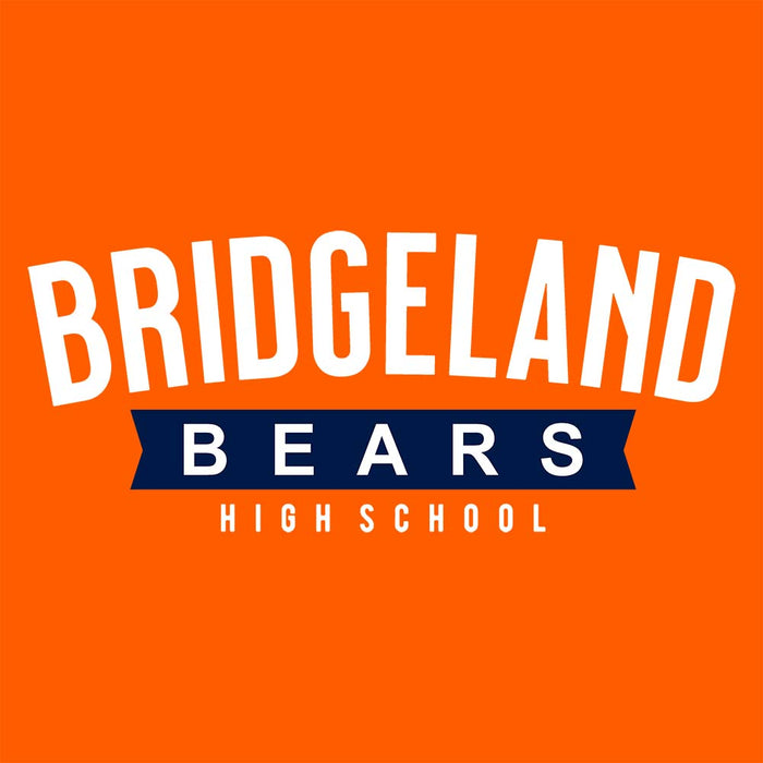 Close-up of Bridgeland High School Bears Classic Unisex Orange T-shirt 21