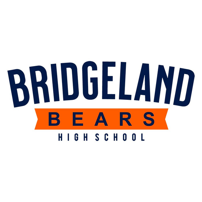 Close-up of Bridgeland High School Bears Unisex 3/4 sleeve Raglan T-shirt 21