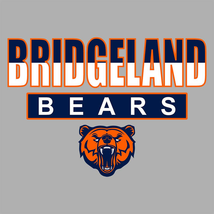 Close-up of Bridgeland High School Bears Sport Grey Classic Unisex Hoodie 23