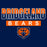 Close-up of Bridgeland High School Bears Premium Navy Unisex T-shirt 23