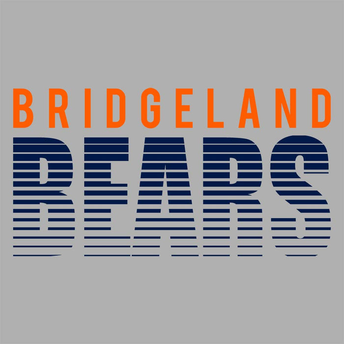 Close-up of Bridgeland High School Bears Sport Grey Classic Unisex Hoodie 24