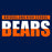 Close-up of Bridgeland High School Bears Premium Navy Unisex T-shirt 25