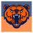 Close-up of Bridgeland High School Bears Unisex 3/4 sleeve Raglan T-shirt 27