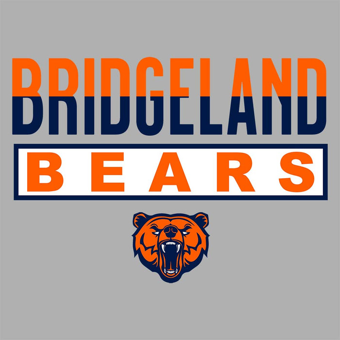 Close-up of Bridgeland High School Bears Sport Grey Classic Unisex Hoodie 29