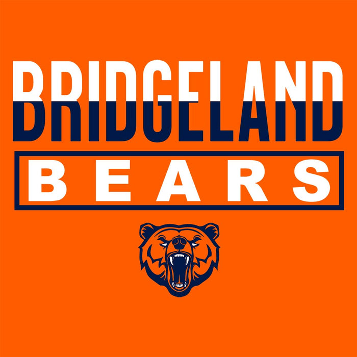 Close-up of Bridgeland High School Bears Classic Unisex Orange T-shirt 29