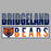 Close-up of Bridgeland High School Bears Premium Carbon Grey Hoodie 31