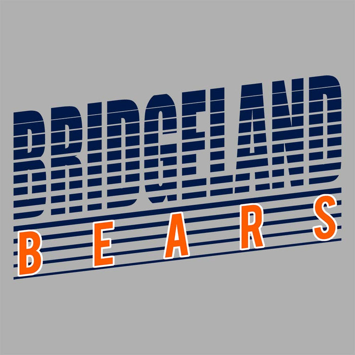 Close-up of Bridgeland High School Bears Sport Grey Classic Unisex Hoodie 32