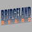 Close-up of Bridgeland High School Bears Premium Carbon Grey Hoodie 32