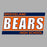 Close-up of Bridgeland High School Bears Premium Carbon Grey Hoodie 72