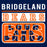 Close-up of Bridgeland High School Bears Premium Navy Unisex T-shirt 86