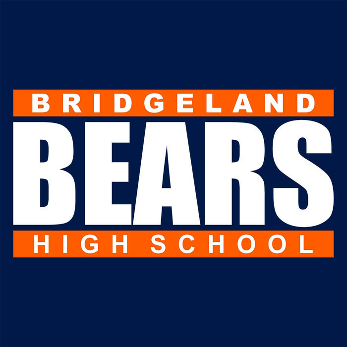 Close-up of Bridgeland Bears Premium Navy Hoodie - Design 98