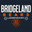 Close-up view of Bridgeland High School Bears Women's Navy Blue T-shirt 003