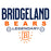 Close-up view of Bridgeland High School Bears Unisex 3/4 sleeve Raglan T-shirt 003