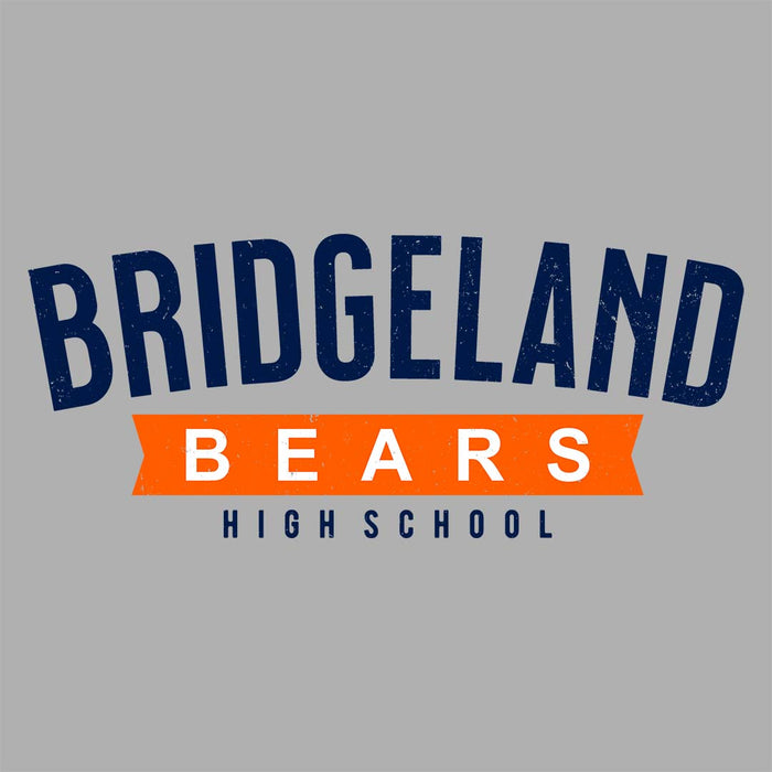 Close-up view of Bridgeland High School Bears Women's Navy Blue T-shirt 021