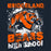 Close-up view of Bridgeland High School Bears Classic Unisex Navy T-shirt 205