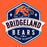 Close-up view of Bridgeland High School Bears Classic Unisex Orange T-shirt 209