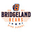 Close-up view of Bridgeland High School Bears Unisex 3/4 sleeve Raglan T-shirt 217
