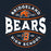 Close-up view of Bridgeland High School Bears Classic Unisex Navy T-shirt 218