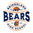 Close-up view of Bridgeland High School Bears Unisex 3/4 sleeve Raglan T-shirt 218