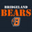 Close-up view of Bridgeland High School Bears Classic Unisex Navy T-shirt 222