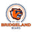 Close-up view of Bridgeland High School Bears Unisex 3/4 sleeve Raglan T-shirt 226