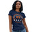 Woman wearing a Bridgeland High School Bears Women's Navy T-shirt 04