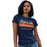 Woman wearing a Bridgeland High School Bears Women's Navy T-shirt 05