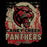 Close-up of Caney Creek High School Panthers Black Classic Unisex T-shirt 202