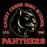 Close-up of Caney Creek High School Panthers Black Classic Unisex T-shirt 208