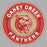 Close-up view of Caney Creek High School Panthers Unisex 3/4 sleeve Raglan T-shirt 216