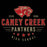 Close-up view of Caney Creek High School Panthers Black Premium Unisex Hoodie 217