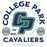 Close-up of College Park High School Cavaliers Unisex 3/4 sleeve Raglan T-shirt 207