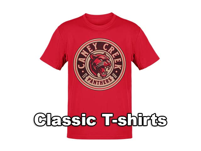 Classic T-shirts - Caney Creek High School