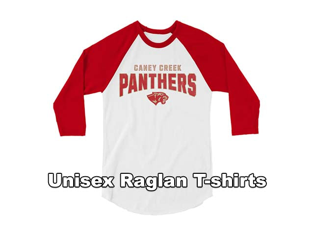 Raglan T-shirts - Caney Creek High School