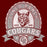 Close-up of Cinco Ranch High School Cougars Premium Maroon Unisex T-shirt 208