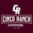 Close-up view of Cinco Ranch High School Cougars Classic Unisex Maroon T-shirt 231