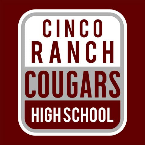 Cinco Ranch Cougars Maroon Unisex Hoodie 01