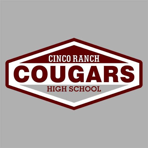 Cinco Ranch Cougars Grey Unisex T-shirt 09