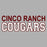 Cinco Ranch Cougars Grey Unisex T-shirt 10